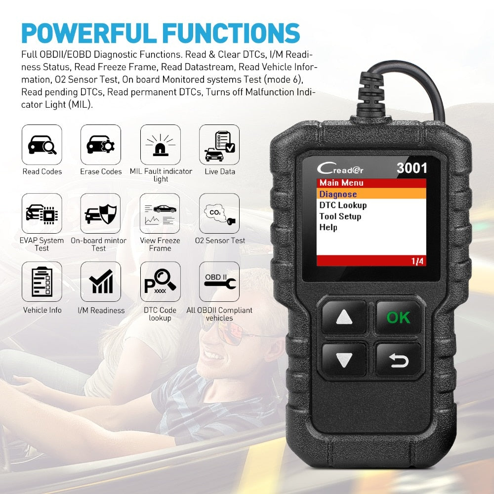 CR3001 X431 3001 Code Reader (Auto Scan tool)