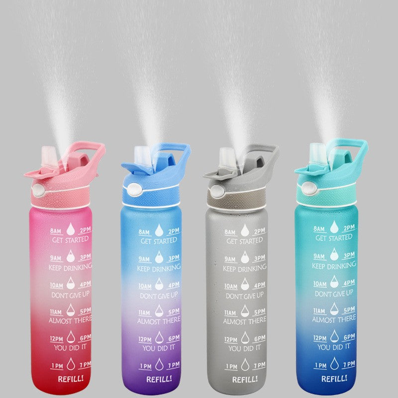 Sports water bottle (spray)